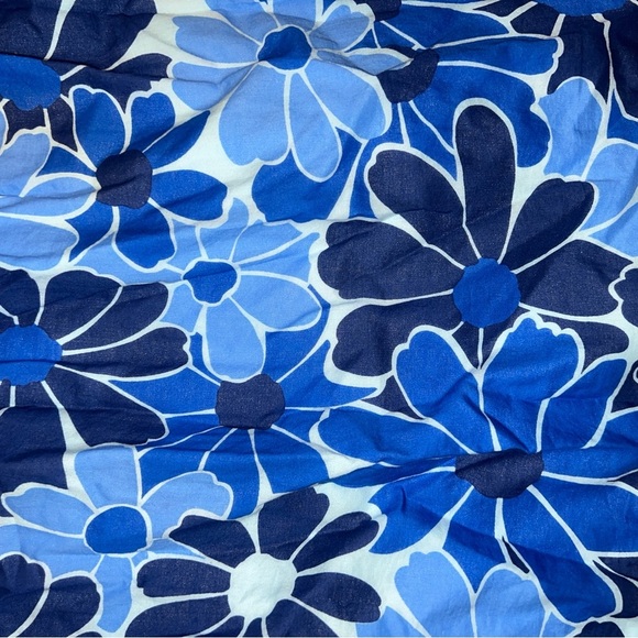 FAITHFULL THE BRAND Adalyn Midi Dress Blue Canaria Print Smocked Size 2 XS Small - Picture 12 of 16